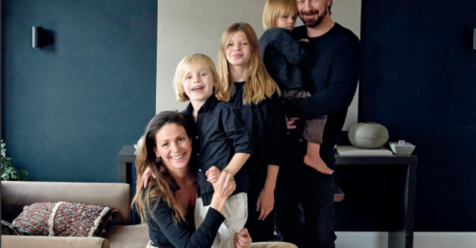 Sofie Noyen et sa famille.